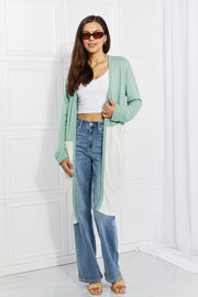 Color Block Duster Cardigan LIAXO