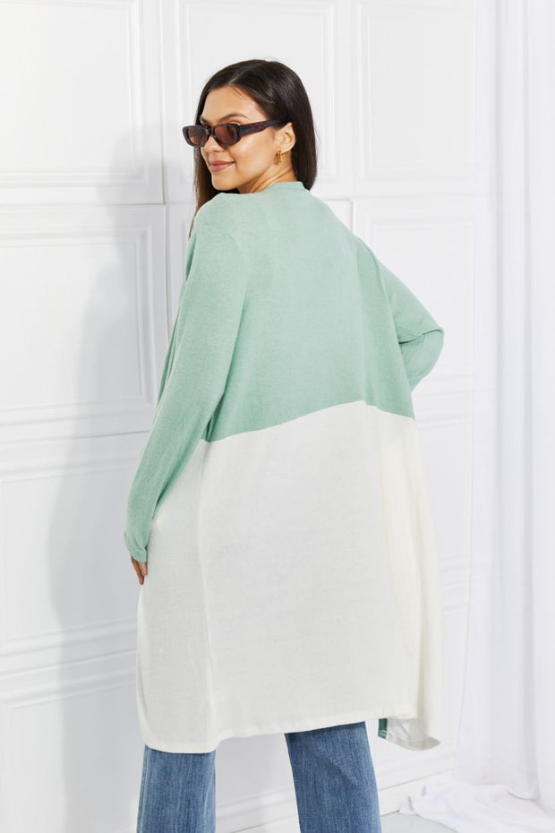 Color Block Duster Cardigan LIAXO