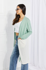 Color Block Duster Cardigan LIAXO
