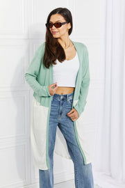 Color Block Duster Cardigan LIAXO